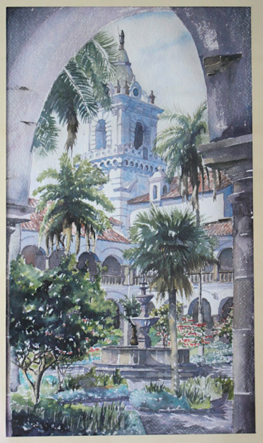 Cloister Garden at San Francisco de Quito
