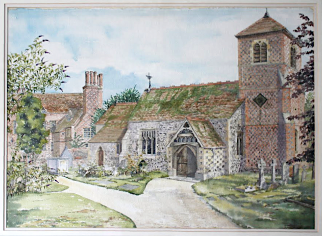 Mapledurham Church and House, Oxfordshire